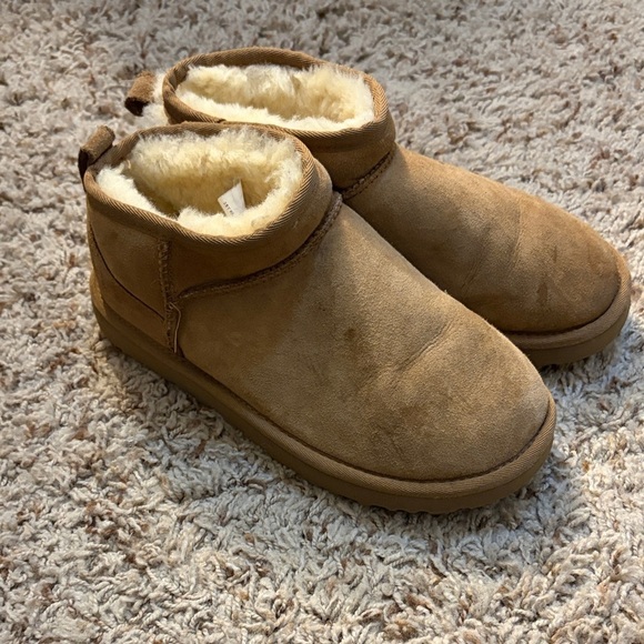 UGG Shoes - Ugg Classic Ultra Mini Boot Chestnut size 6